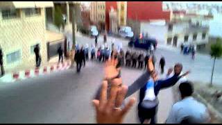 تدخل عنيف من رجال الامن