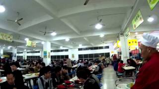 Chinese university dining hall