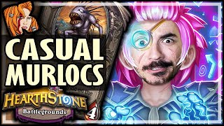 CASUAL MURLOCS? EASY WINS - Hearthstone Battlegrounds