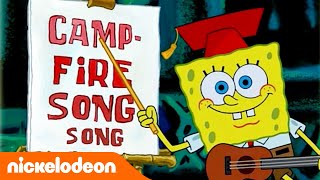 Губка Боб Золотые моменты | Песни у костра | Nickelodeon Россия