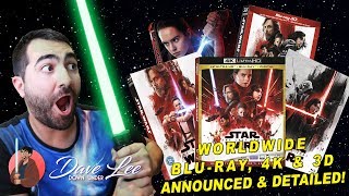 STAR WARS: THE LAST JEDI - Blu-ray, 4K, 3D & DVD Announced and Detailed