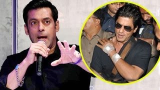 Salman Khan MOCKS Shahrukh Khan's Accident in PUBLIC