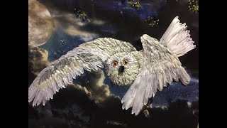 СОВА -- КАК  ВЫШИВАТЬ  ПТИЦ ---- Школа вышивки Татьяны Шелиповой