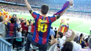 Messi marca Gol de falta Espectacular ! y adelanta 2 a 1 (FC Barcelona 2 -R Madrid 2 ) el 7/10/12