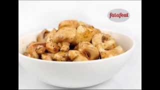 فطر مقلي بالزبدة - وصفات فتافيت القصيرة - فتافيت