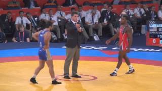 Jordan Burroughs (USA) vs Denis Tsargush (RUS) 74kg