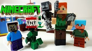 МАЙНКРАФТ. Лего Майнкрафт Мультики Стив Крипер и огромная Алекс Lego MineCraft Мультфильм для детей