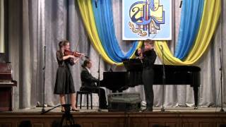 Дует Скрипалів "Adios Nonino" - Коломия Звіт Школи 2012
