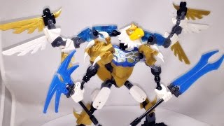 ksz 키마 키이리스 키라발을 독수리로 액션 피겨로 합체 레고 짝퉁 조립 리뷰 Lego knockoff chima Chi Eris