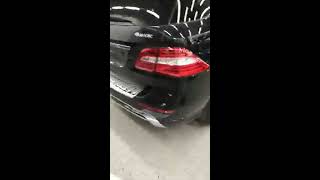 Мерседес бенз W 166 ML 2013 года снятие заднего бампера