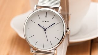 Часы "Geneve" (Relogio Feminino) с AliExpress