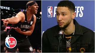 Ben Simmons on Jared Dudley: 'I don't really have energy for it, man' | 2019 NBA Playoffs