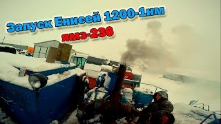Запуск комбайна енисей 1200-1нм (ямз-236) и консервация ПГ двигателя на зиму