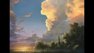 "Вечерний звон" Пишем акрилом. Художник - композитор: Юшкевич Виктор