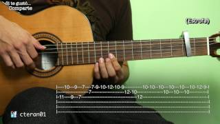 Despacito - Luis Fonsi ft. Daddy Yankee Tutorial/como tocar instrumental Guitarra
