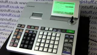 Casio SES400 / SES800 Cash Register Department Programming