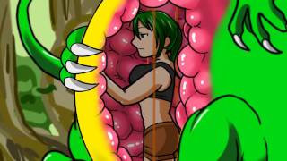 【Vore】"A girl is eaten by dragon."【丸呑み】