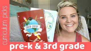 Curriculum Picks || Pre-K & 3rd Grade || 2018-2019 Homeschool Year