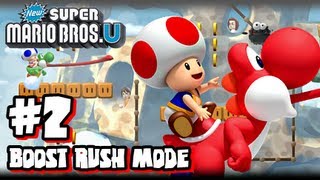 New Super Mario Bros U Wii U - Boost Rush Mode #2