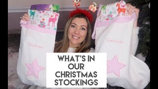 WHAT'S IN MY KIDS CHRISTMAS STOCKINGS? STOCKING FILLER IDEAS | STOCKING STUFFERS | VLOGMAS