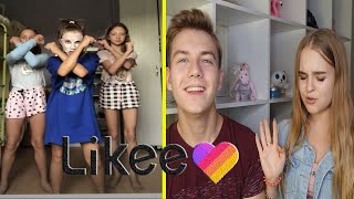 Что творится в likee?? Реакция на видео в лайк с парнем/The liza