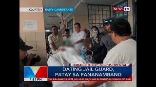 BP: Dating jail guard, patay sa pananambang