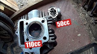ХОТЕЛ ПОСТАВИТЬ ПОРШНЕВУЮ.. НЕ ПОЛУЧИЛОСЬ\ СБОРКА ДВИГАТЕЛЯ \ ПОСТРОЙКА МОПЕДА АЛЬФА С НУЛЯ #4
