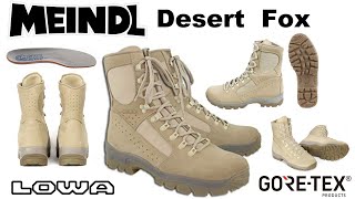 Огляд тактичних військових черевик Meindl Desert Fox.
