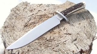 Boker Arbolito El Gigante Stag Bowie Knife