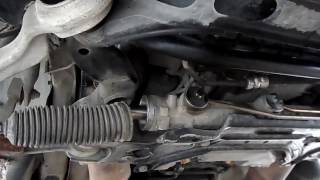 #carcityавто ДЕМОНТАЖ СНЯТИЕ РУЛЕВОЙ РЕЙКИ  MERCEDES W211 ®️
