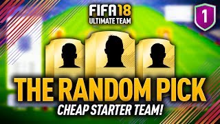 BEASTLY STARTER STRIKER! THE RANDOM PICK #1 FIFA 18 ULTIMATE TEAM