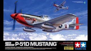 Tamiya : North American P-51D Mustang 1/32 Scale : In Box Review