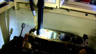 Testing Rottler Hone Machine/ probando maquina Rottler de  honeado