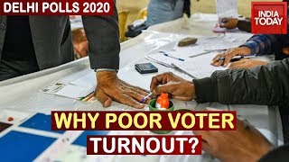 Delhi Polls 2020: Poor Voter Turnout In Delhi As Time For Polling Nears End