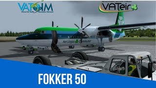 [VATSIM Flight] Aerlingus - Cork to Sligo [Carenado Fokker 50] [P3Dv4] Live Stream 20/08/2018