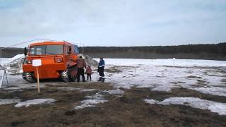 Нива 2121 на гусеницах ТСН 74