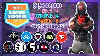 $1,500,000 ?Grand Final Summer Skirmish? Day 4/Game 4 Feat. Ninja Strafeshot Drnkie (Fortnite)