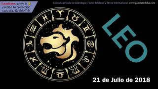 Horóscopo Diario - Leo - 21 de Julio de 2018