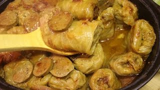Domaca sarma recept-Cabbage recipe with sauerkraut
