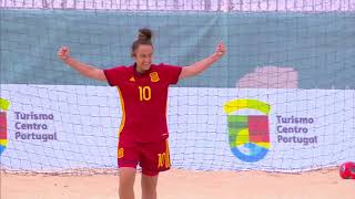 España 8-0 República Checa | EBSC Nazaré | Fútbol Playa femenino
