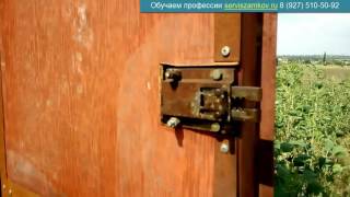 Вскрытие гаража без ключа и повреждений, ригельный замок