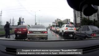Быдло на дороге! Получили по заслугам! russian road rage