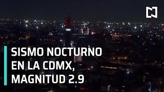 Sismo en la CDMX magnitud 2.9