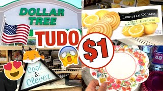 SUPER DOLLAR TREE | ?? DIA DE COMPRAS NA LOJA DE $1 NOS EUA - Parte 1