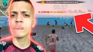 REAÇÃO DE PESSOAS AO MATAR PRO PLAYERS NO FREE FIRE!! - CEROL
