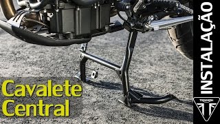 Tiger 800 - Instalação do Cavalete Central (Triumph Genuine)