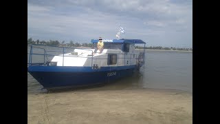 Катер "Морячок", отдых на реке Обь
