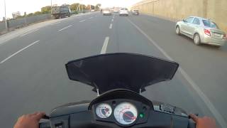 SJcam sj6 legend video quality test 720p 60|| Aprilia SR 150