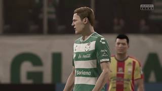 Simulación #FIFA19 Santos vs Morelia