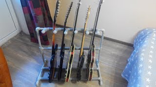 Гитарная стойка своими руками из ПВХ труб DIY Guitar Stand